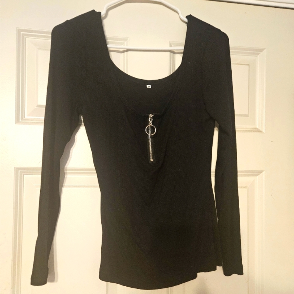 Quarter Zip Long Sleeve Shirt